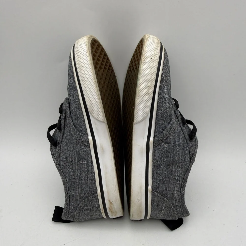 Vans Atwood Sneakers Toddler Size 9 Grey Canvas Low Top Skate Shoes